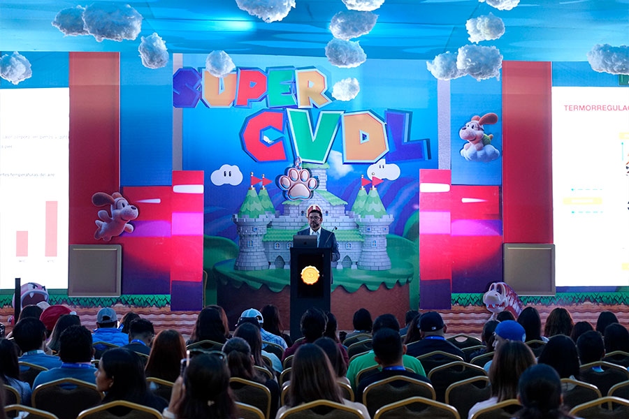 El Congreso Veterinario de León 2025 revivió los 90 con espíritu Mario Bros