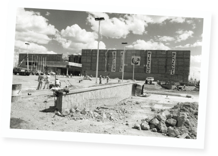 Construcción de las instalaciones de Poliforum León