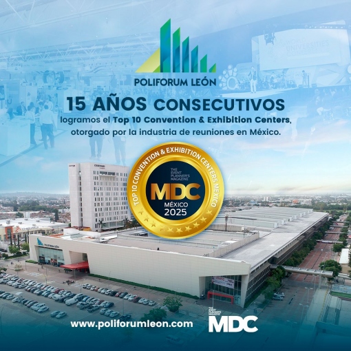 Poliforum León ingresa al Hall of Fame de los MDC The Event Planner’s Readers’ Choice Awards 2025